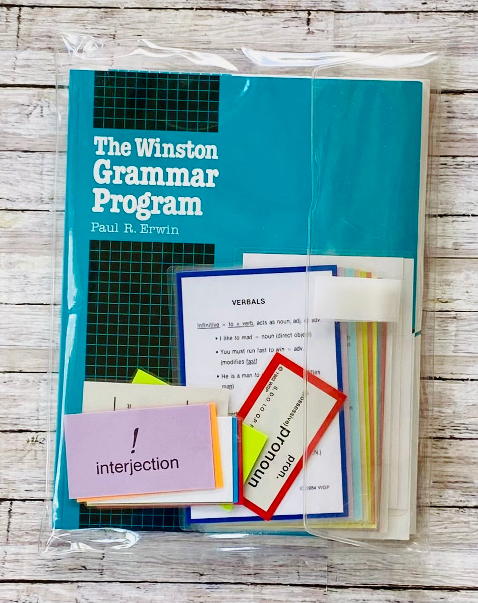 The Winston Grammar Program Advanced Level - Anchored Homeschool Resource Center