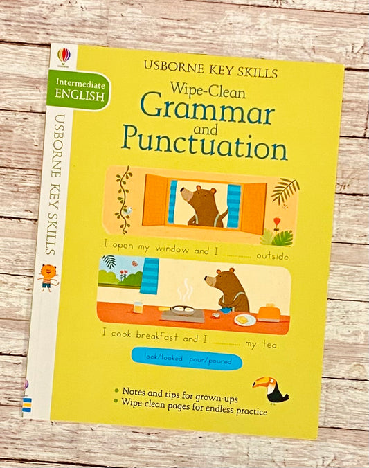 Wipe-Clean Grammar and Punctuation - Anchored Homeschool Resource Center