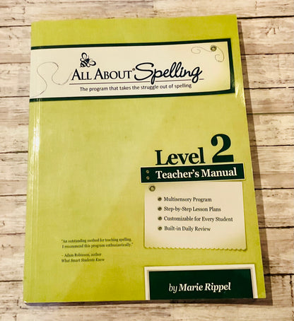 All About Spelling Level 2 - Anchored Homeschool Resource Center