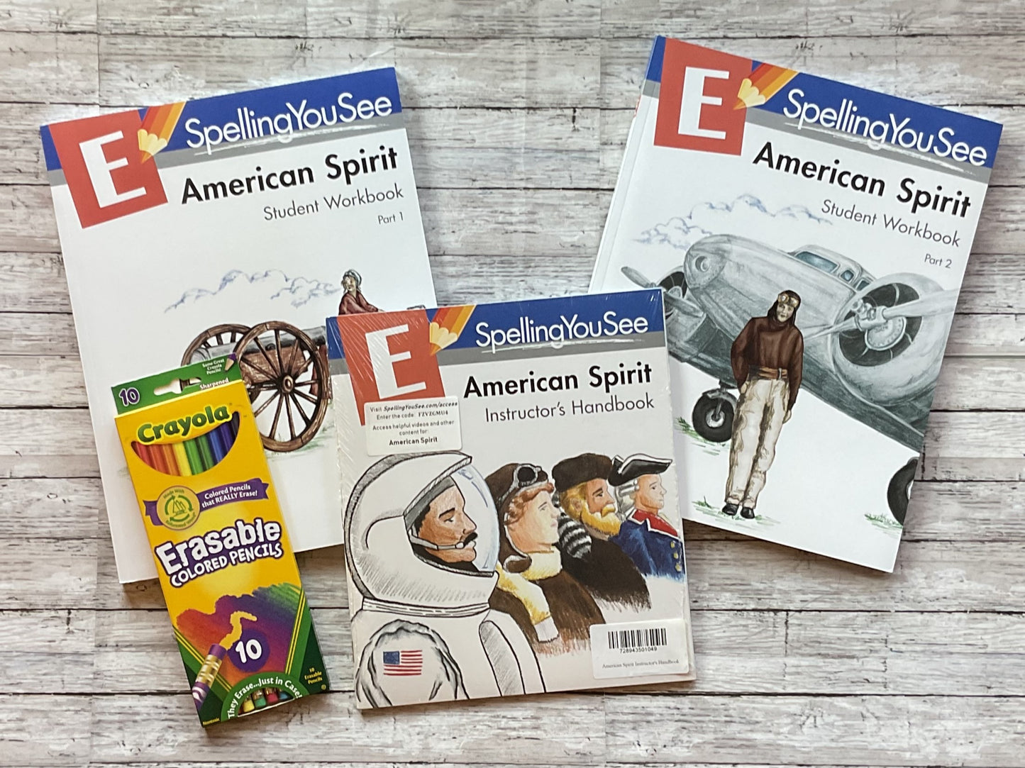 Spelling You See Level E American Spirit Full Set - Anchored Homeschool Resource Center