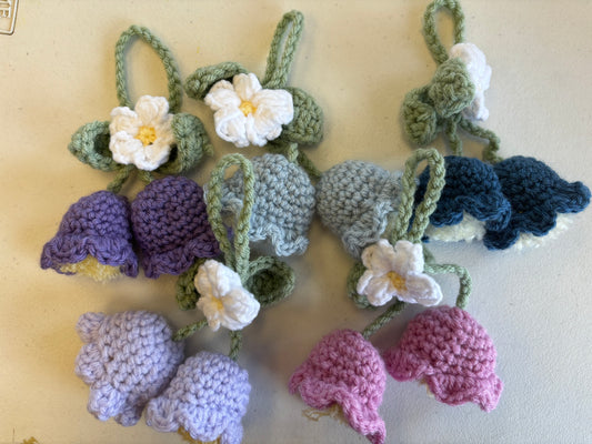Forever Floral Friends Crochet Flower Car Hanger - Anchored Homeschool Resource Center