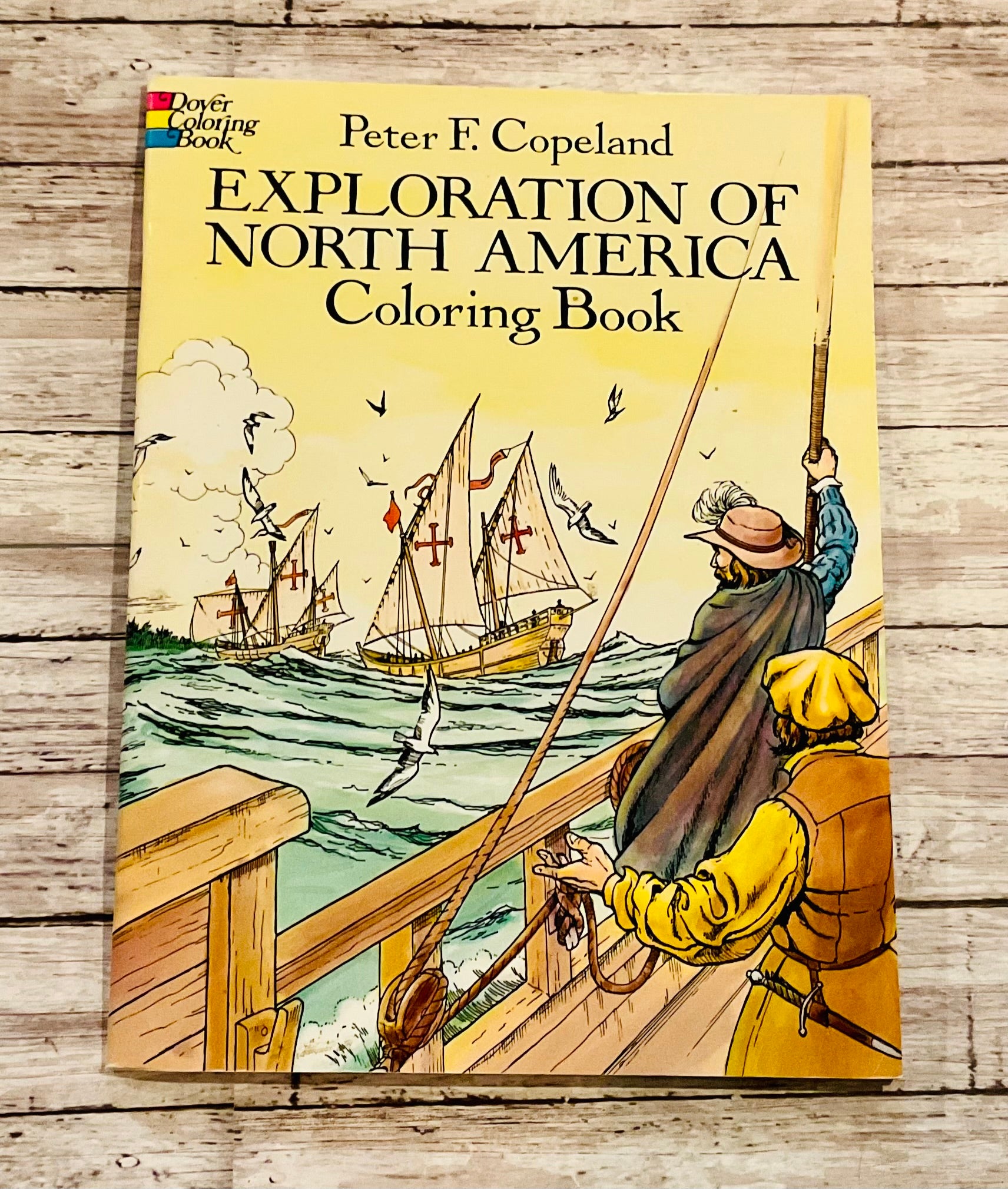 Exploration of North America Coloring Book - Anchored Homeschool Resource Center