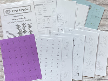 McRuffy Press First Grade Phonics and Reading INCOMPLETE Set - Anchored Homeschool Resource Center