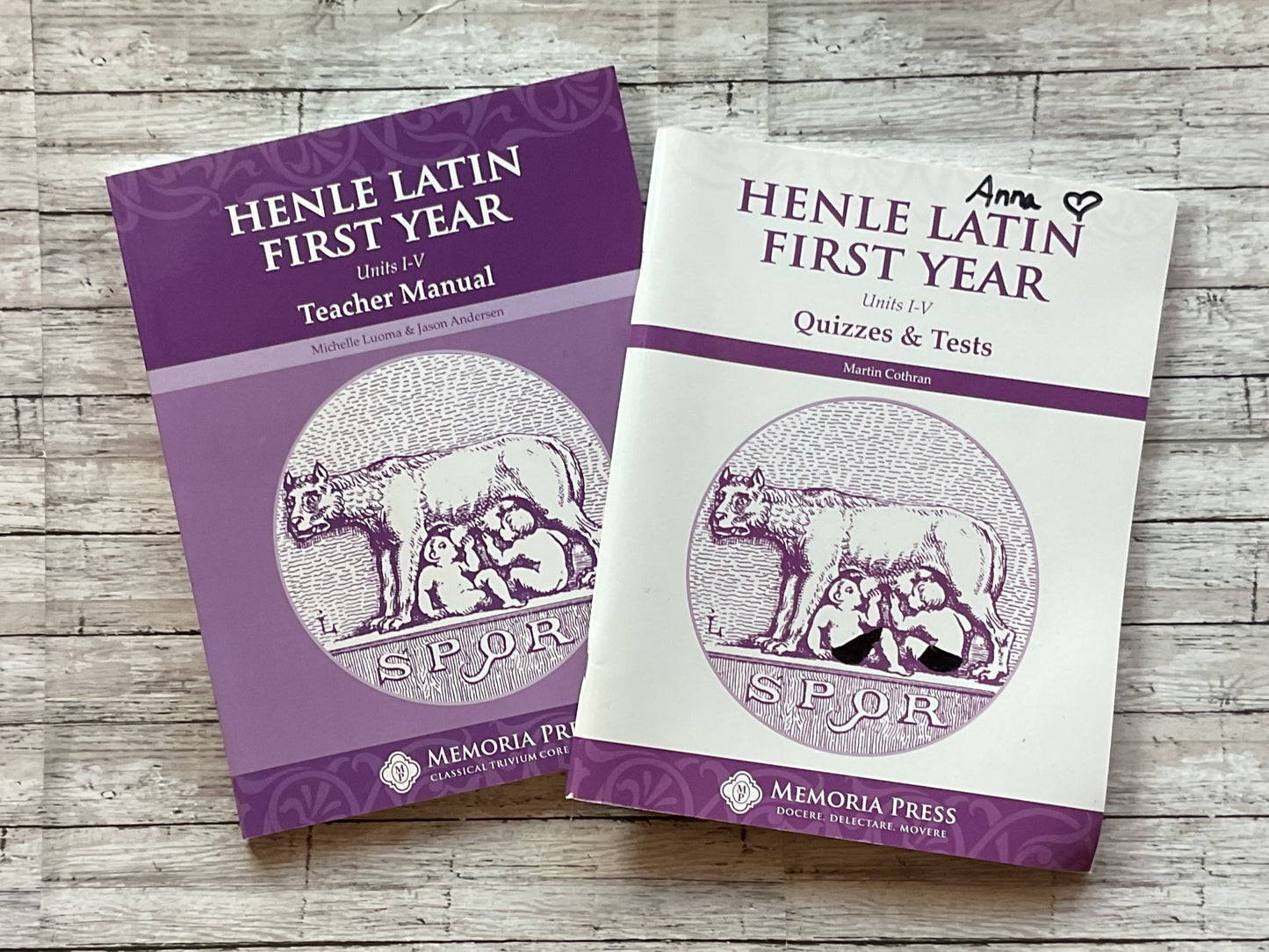 Henle Latin First Year Teacher Manuel and Tests - Anchored Homeschool Resource Center