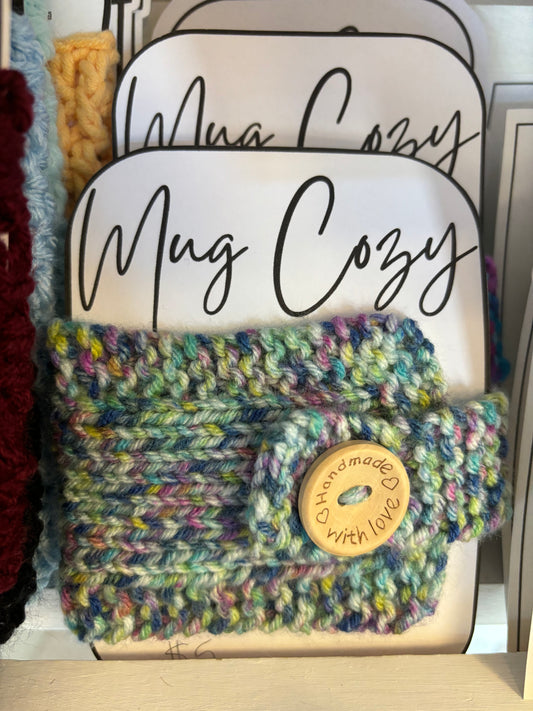 Made by Margaret Crochet Mug Cozy - Anchored Homeschool Resource Center