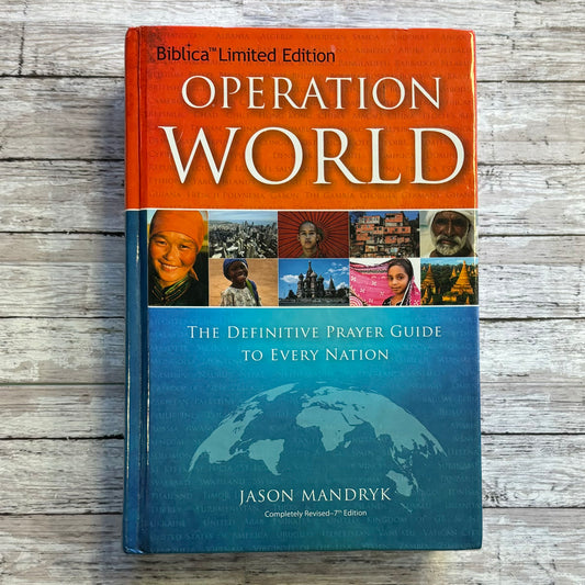Biblica Limited Edition Operation World - Anchored Homeschool Resource Center