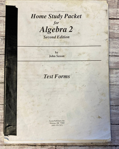 Saxon Algebra 2 Set