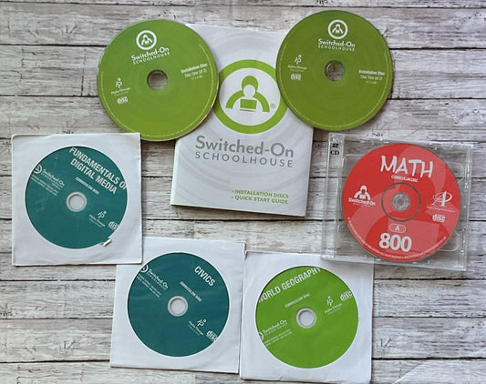 Switched-On Schoolhouse Disk Set - Anchored Homeschool Resource Center