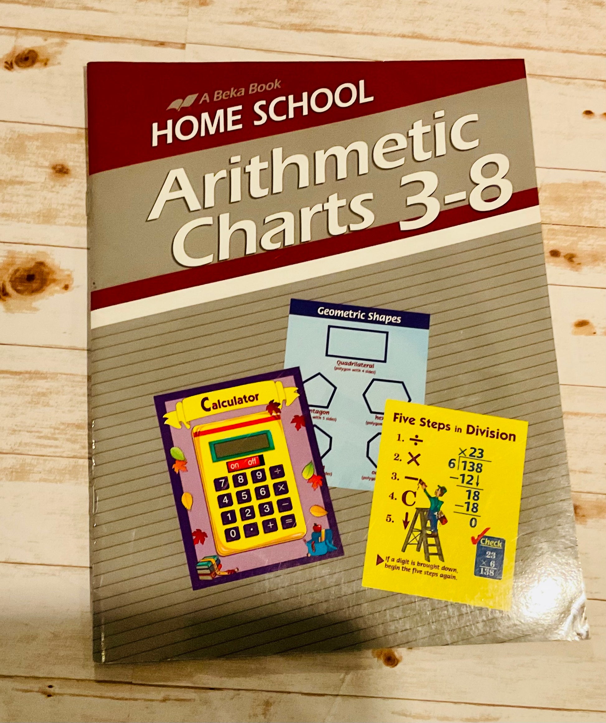A Beka Arithmetic Charts - Anchored Homeschool Resource Center