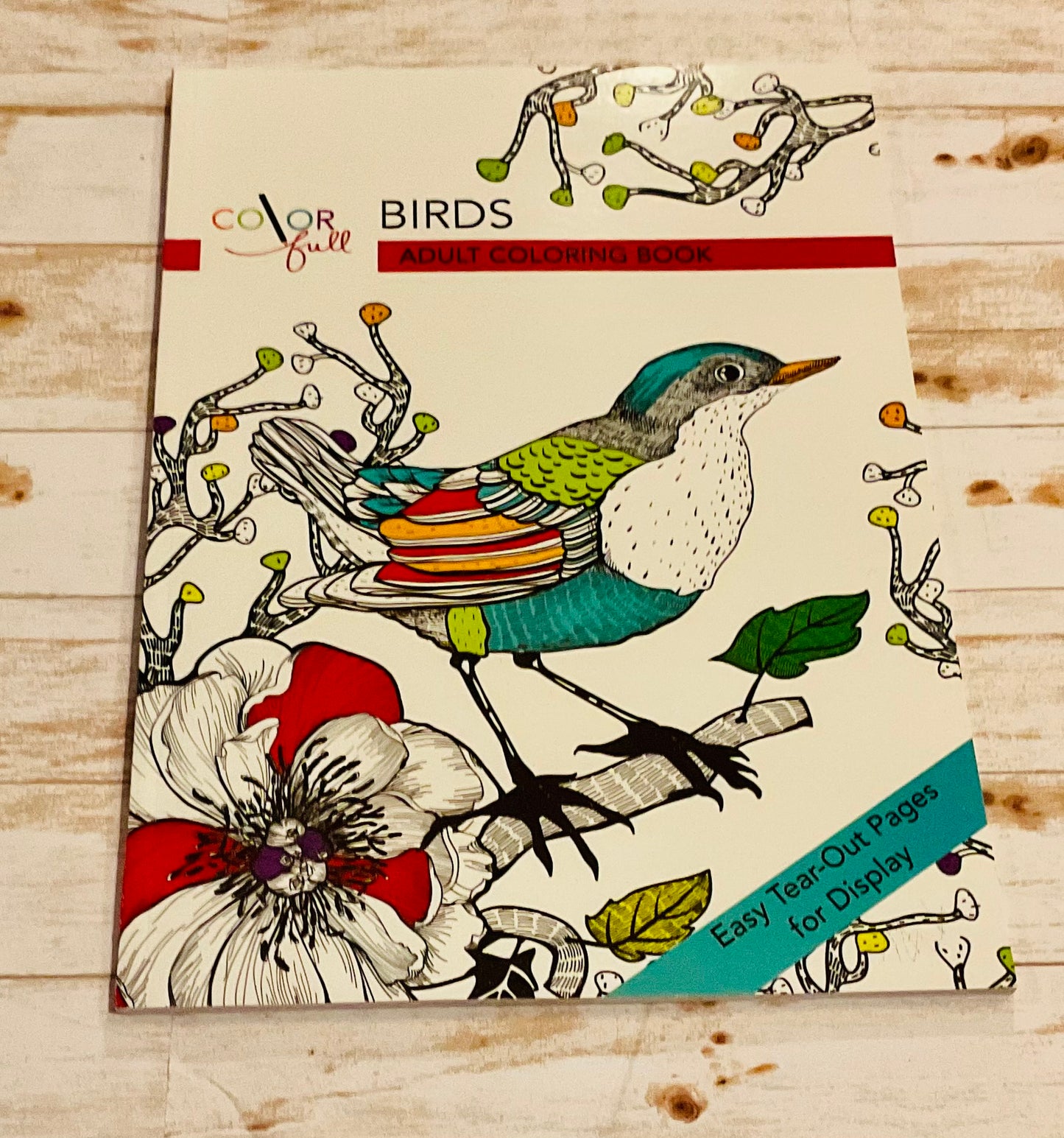 Birds Adult Coloring Book - Anchored Homeschool Resource Center