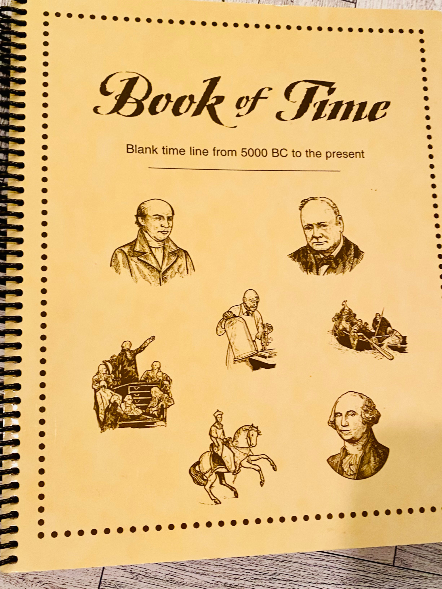 Book of Time - Blank Timeline book - Anchored Homeschool Resource Center