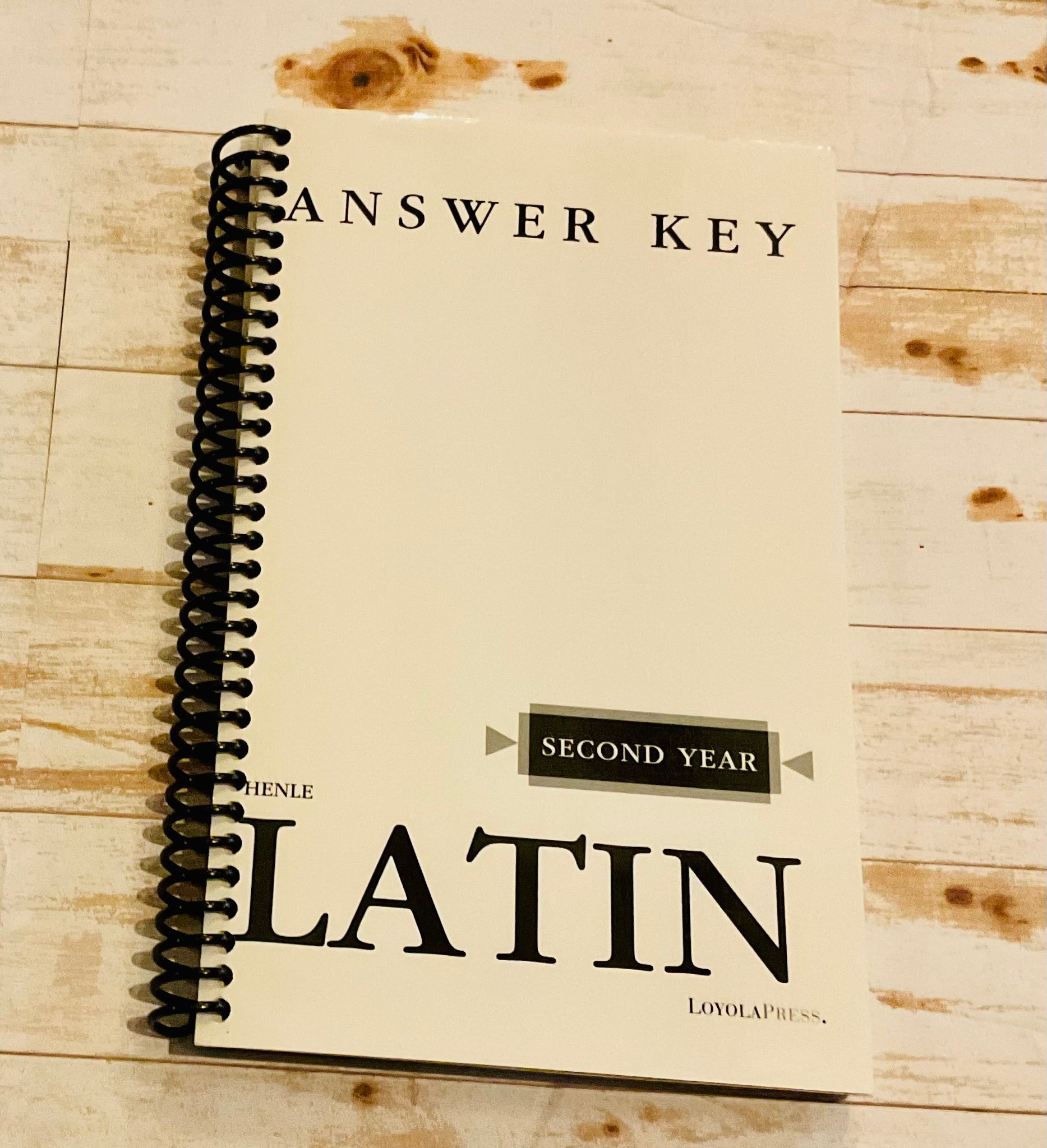 Henle Second Year Latin Answer Key - Anchored Homeschool Resource Center