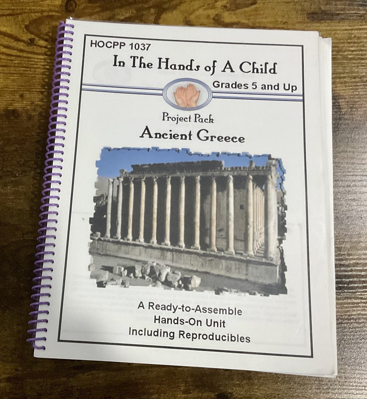 In the Hands of a Child Project Pack Ancient Greece - Anchored Homeschool Resource Center