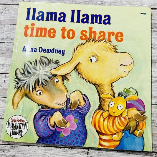 Llama Llama Time to Share* - Anchored Homeschool Resource Center