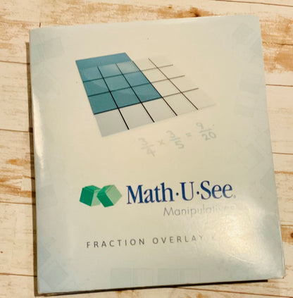 Math-U-See Fraction Overlays - Anchored Homeschool Resource Center