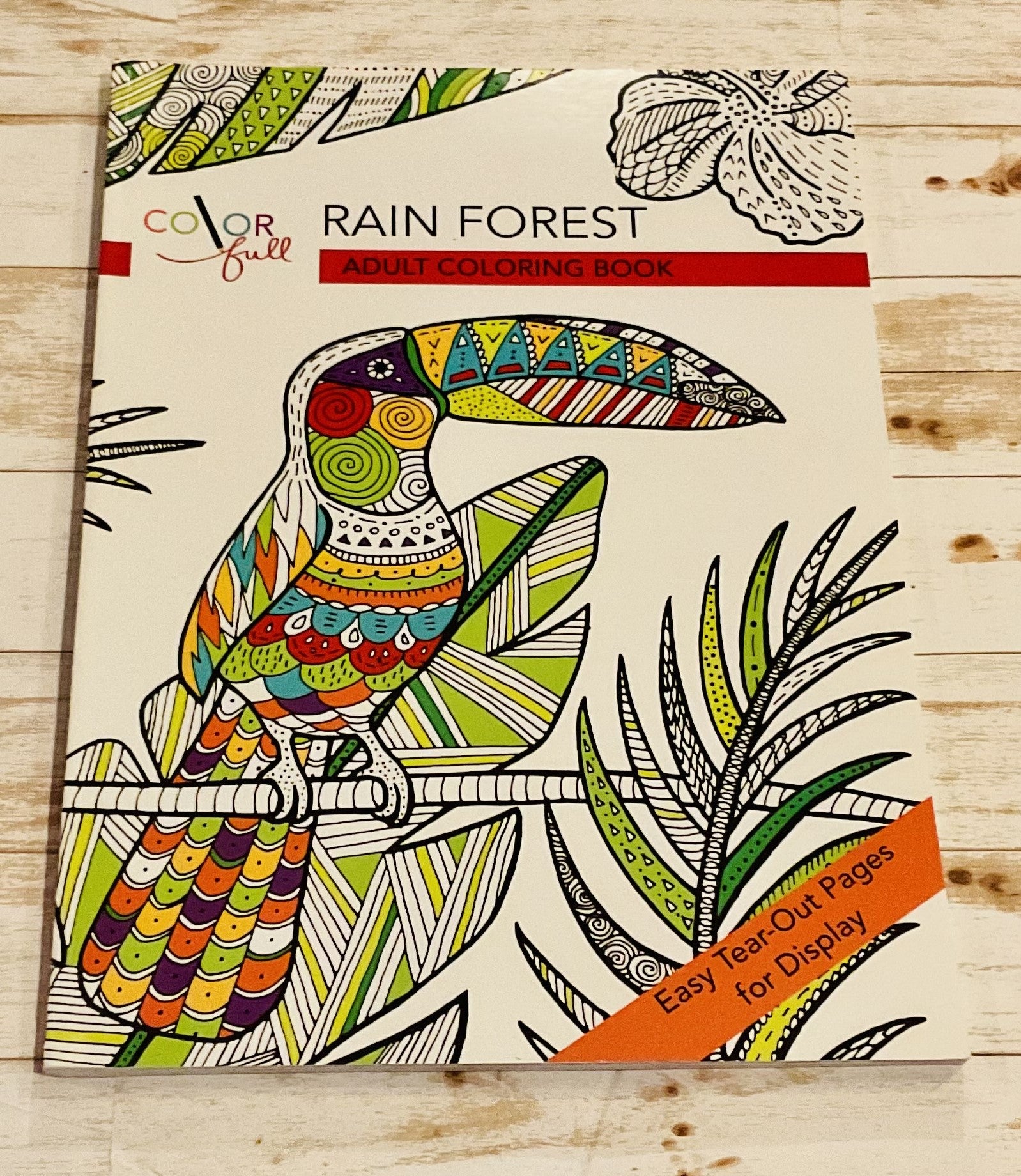 Rain Forest Adult Coloring Book - Anchored Homeschool Resource Center