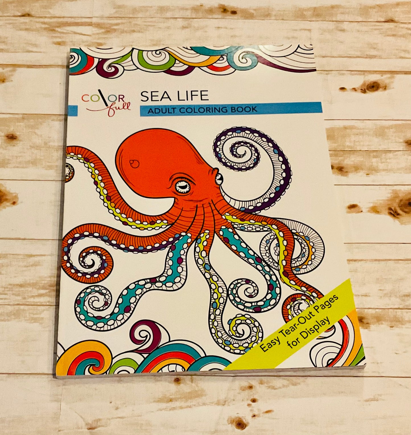 Sea Life Adult Coloring Book - Anchored Homeschool Resource Center