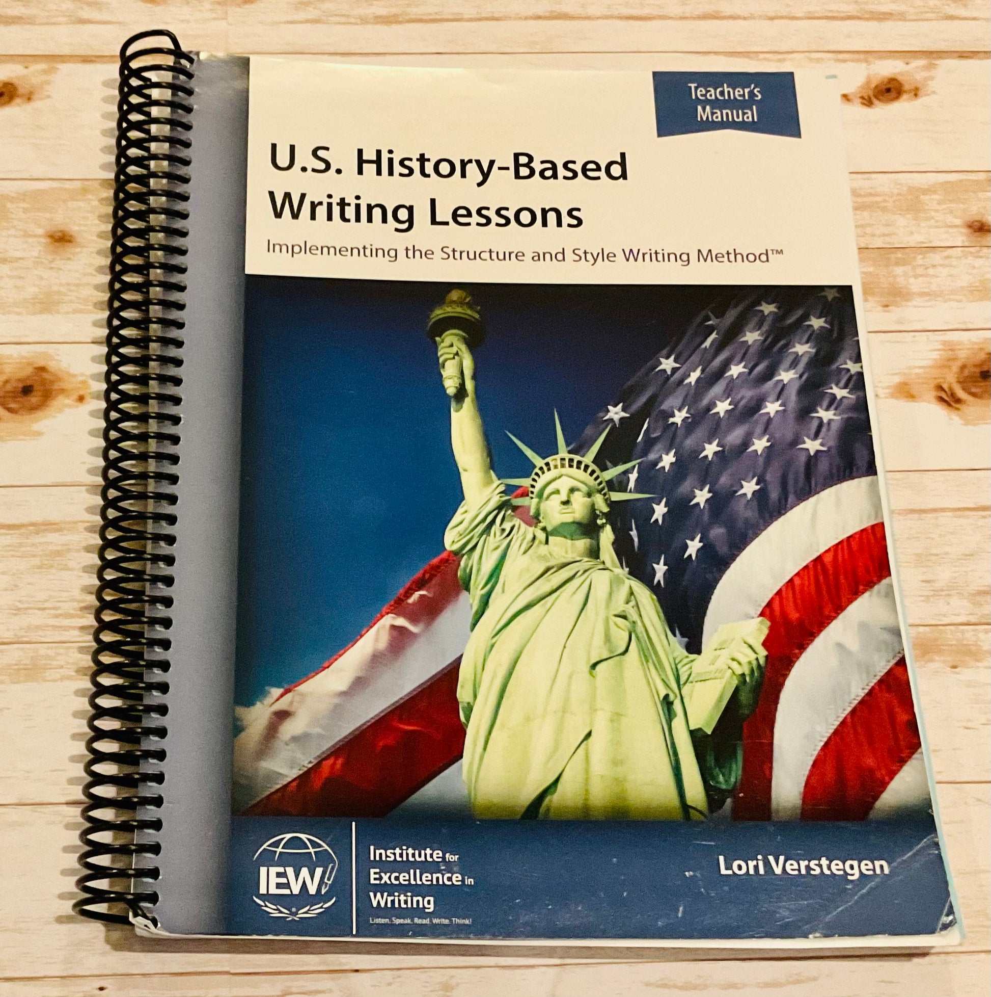 U.S. History-Based Writing Lessons Teacher's Manual - Anchored Homeschool Resource Center