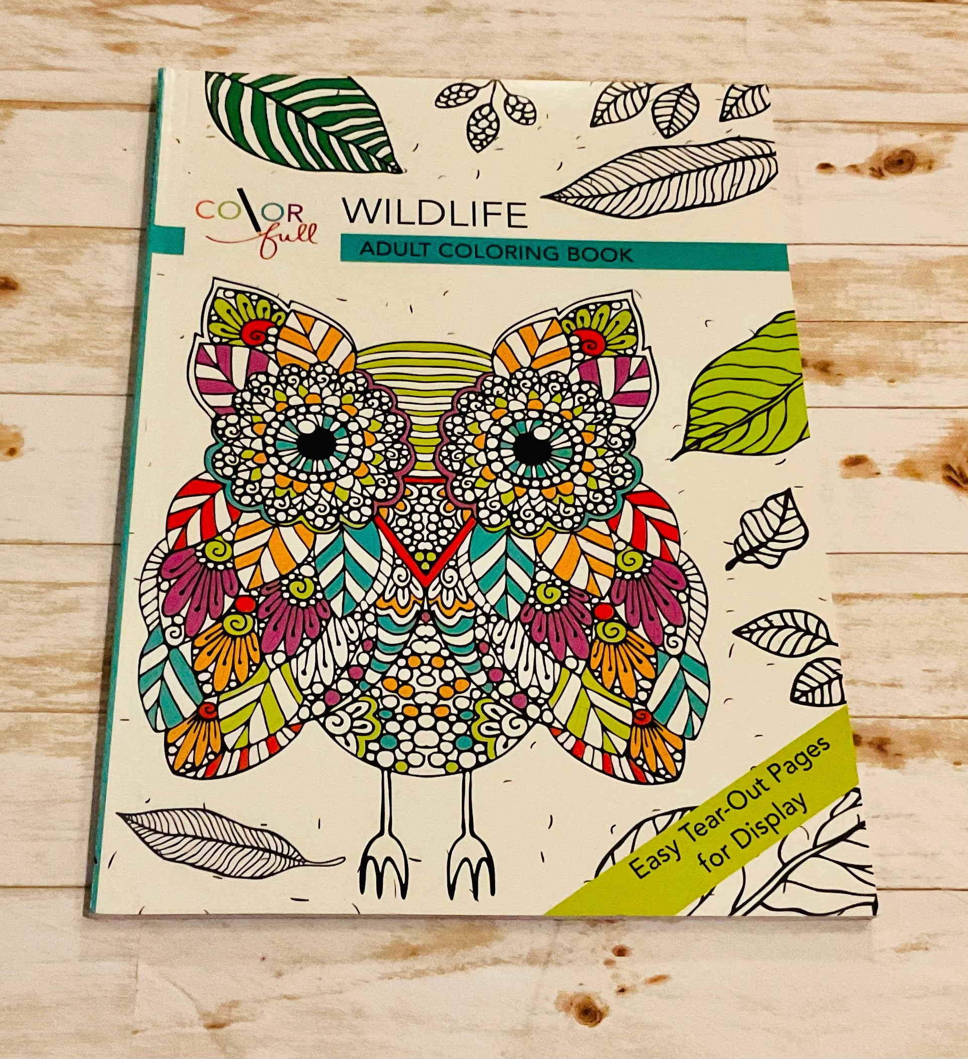 Wildlife Adult Coloring Book - Anchored Homeschool Resource Center
